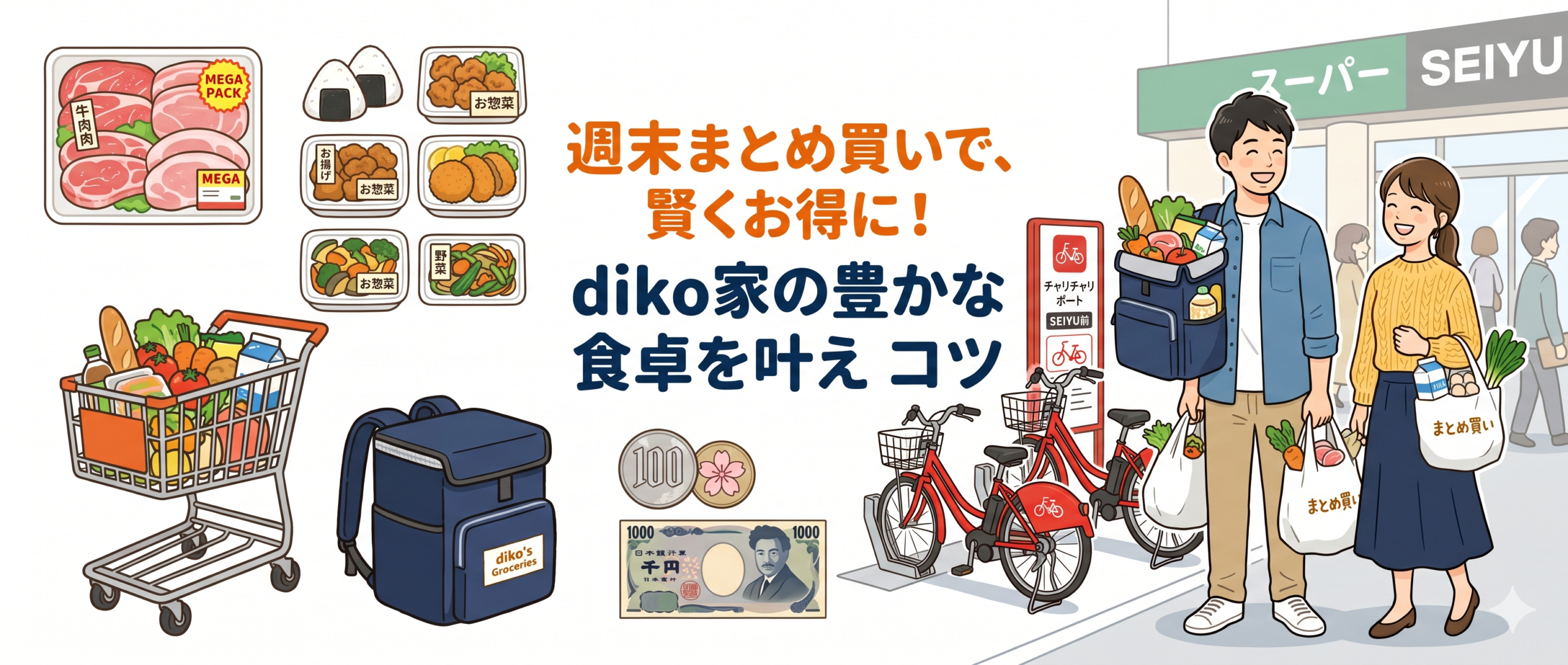 車なし夫婦のロピア長浜店ガチ攻略！まとめ買いで食費激減＆タイパ術